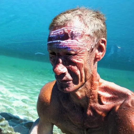 Image similar to first human to adapt to drinking saltwater