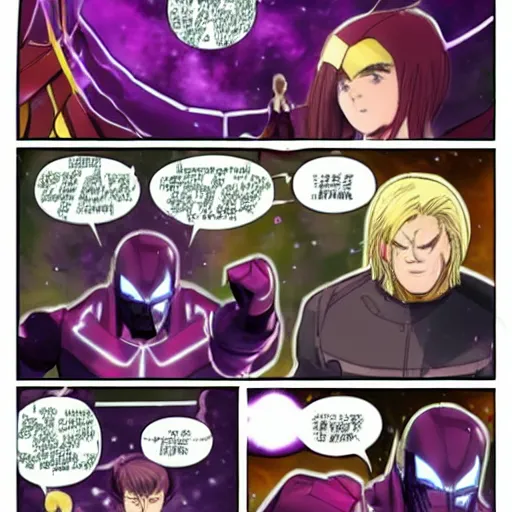 Prompt: yoimiya as Thanos