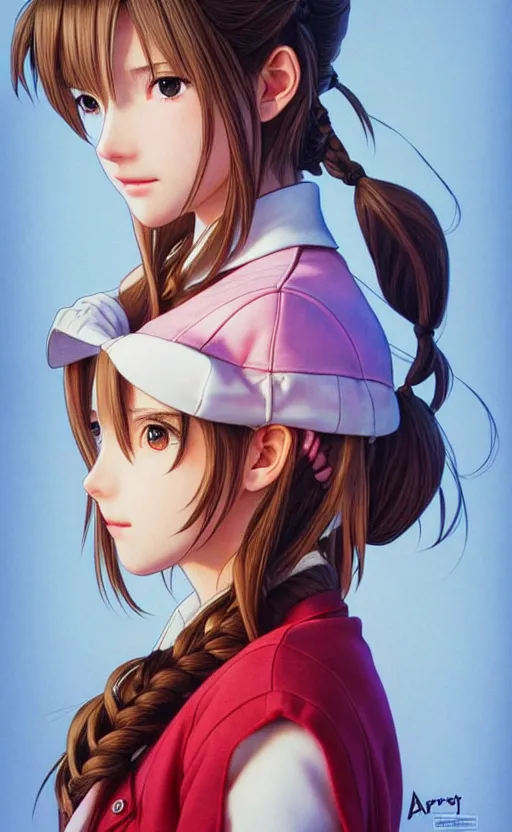 Prompt: aerith gainsborough as a character in the movie fargo. beautiful shadowing, 3 d shadowing, reflective surfaces, illustrated completely, 8 k beautifully detailed pencil illustration, extremely hyper - detailed pencil illustration, intricate, epic composition, very very kawaii, masterpiece, bold complimentary colors. stunning masterfully illustrated by artgerm and range murata.