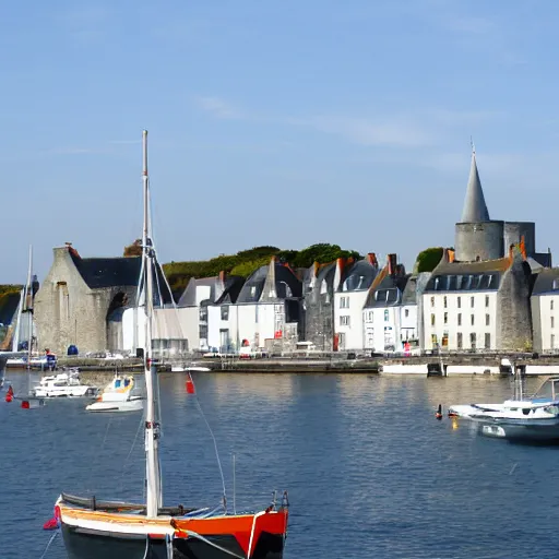 Prompt: photo of concarneau