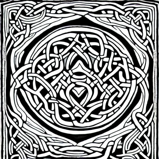 Image similar to God, celtic art style