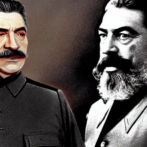 Image similar to Photo of Joseph Stalin friendship with dragon from Game of Thrones ,