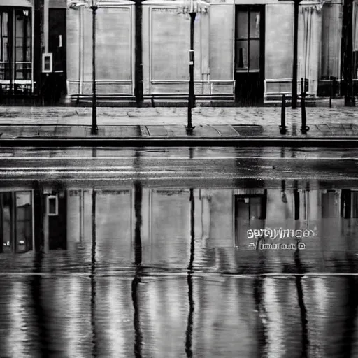 Image similar to photo rainy night in paris, reflections