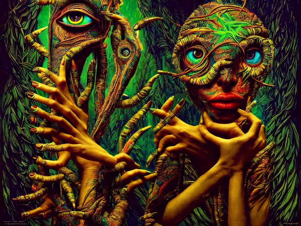 Prompt: highly detailed photo of ayahuasca, trending on deviantart, neo surrealism, sharp focus, octane, masterpiece, art by max ernst