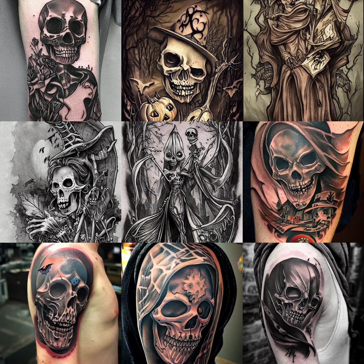 HookUp Tattoos Skulls & Smoke Filler 1 Tattoo - - SKU#: 211824