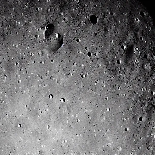 Image similar to view from the surface of the moon