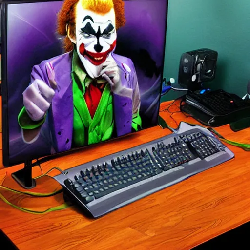 Joker Gaming Pc Cpu GIF