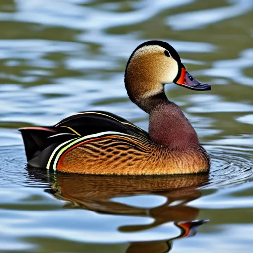 Image similar to a crowned duck