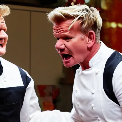 Image similar to photo of gordon ramsay screaming at baby