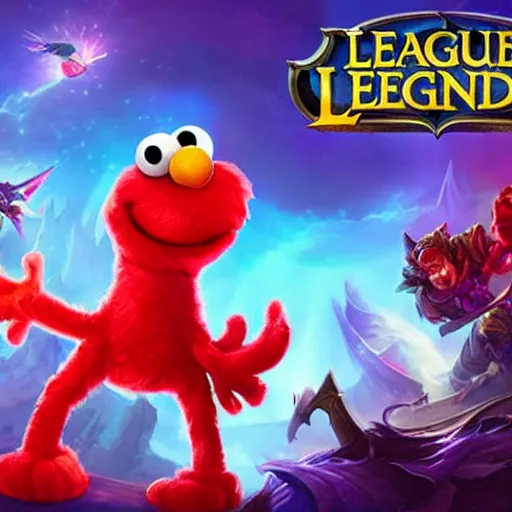 Image similar to elmo in league of legends