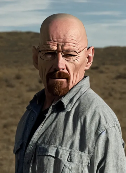 Image similar to film still of jessica simpson as walter white in breaking bad, 4k.