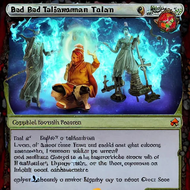 Prompt: bad luck talisman