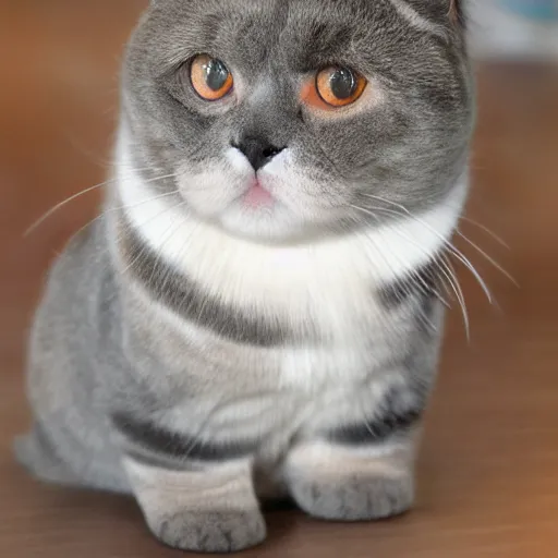 Image similar to scottish fold, photo realistic