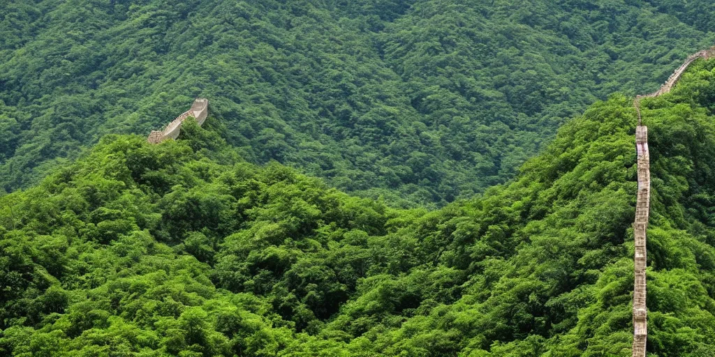 Image similar to The Great wall in the Amazon forest