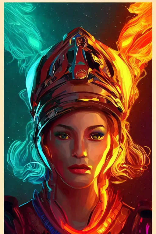 Image similar to portrait of jewel 🔥 commander in the style of Rob Lefield and Dan Mumford , trending on artstation, digital art,surrealism ,macro,blueprint ,vaporwave ,