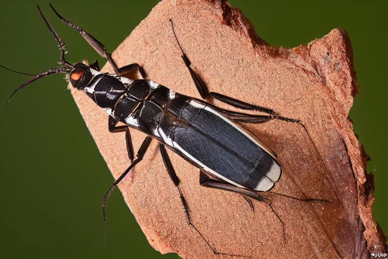 Prompt: macro photo insect сerambycidae, shot on Leica SL2, 500 mm