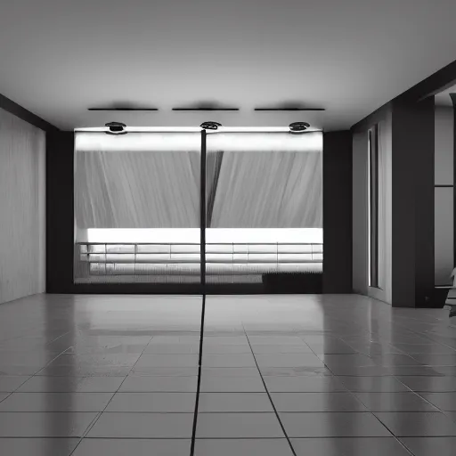 Image similar to abstract 3 d indoor, atmospheric lighting, octane render 8 k