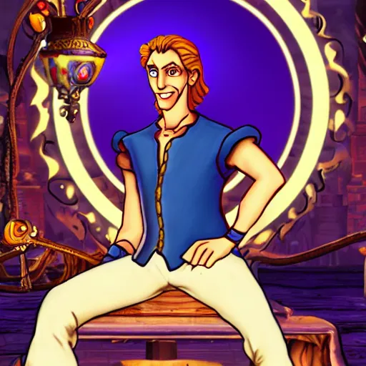 Prompt: Guybrush Threepwood