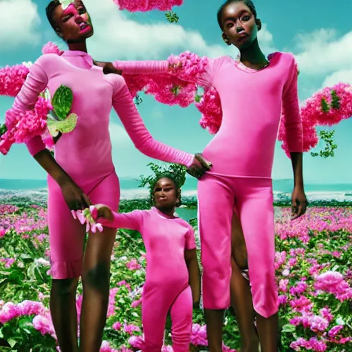 Image similar to fragrance advertising campaign by richard mosse