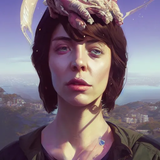 Image similar to highly detailed portrait skullgem, in gta v, stephen bliss, unreal engine, fantasy art by greg rutkowski, loish, rhads, ferdinand knab, makoto shinkai and lois van baarle, ilya kuvshinov, rossdraws, tom bagshaw, global illumination, radiant light, detailed and intricate environment