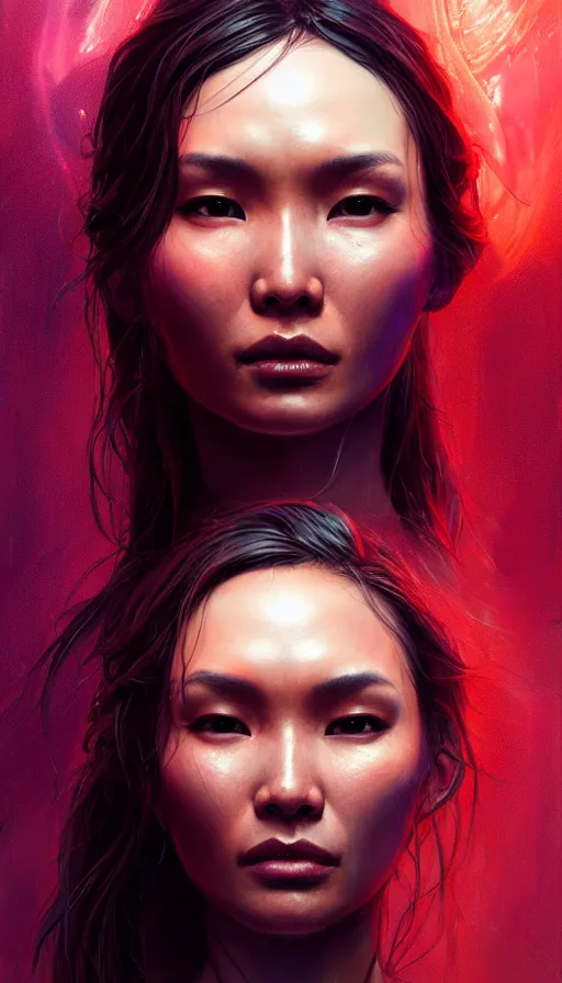 Prompt: altered carbon, dance meditation, gemma chan girl portrait, made by stanley artgerm lau, wlop, rossdraws, james jean, andrei riabovitchev, marc simonetti, yoshitaka amano, beksinski artstation, cgsociety