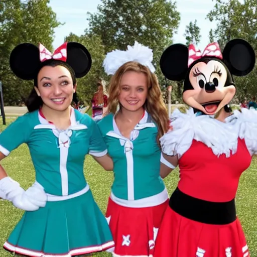 Image similar to disney cheerleader