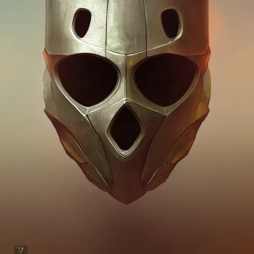 Prompt: mask with a symbol for a society secret, science fiction, concept art by jama jurabaev, extremely detailed, brush hard, artstation, jama jurabaev, sparths, andree wallin, edvige faini, balaskas, soft lighting