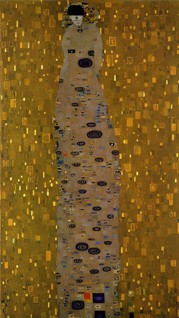 Image similar to microscopic bacteria by gustav klimt