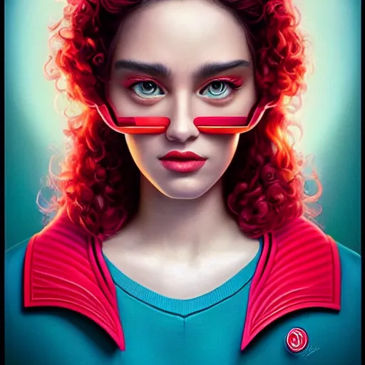 Image similar to bingo rimer portrait, Pixar style, by Tristan Eaton Stanley Artgerm and Tom Bagshaw.