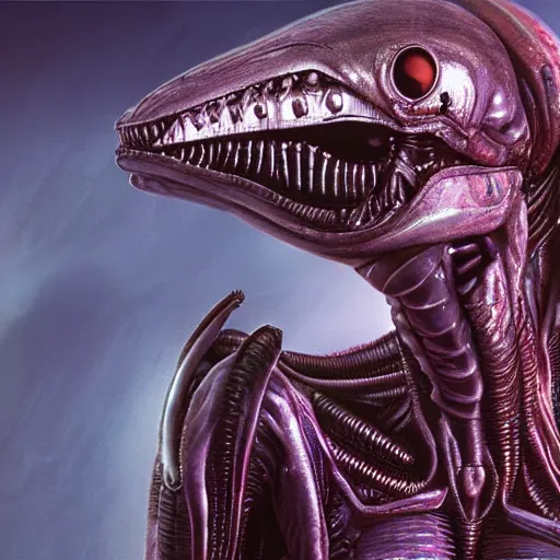 Image similar to queen alien from alien ( 1 9 7 9 film ), hyperdetailed, artstation, cgsociety, 8 k