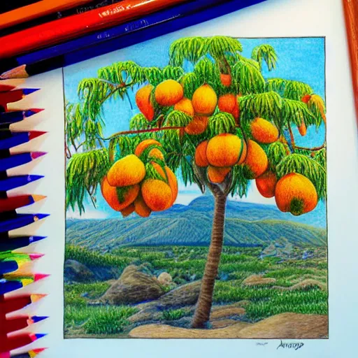 Mango Tree Drawing Vector Images (over 170)