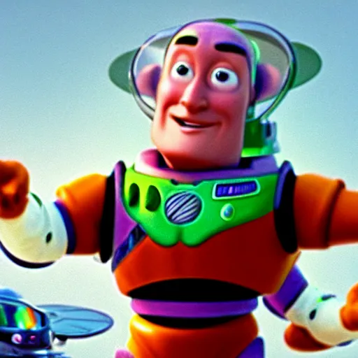 Image similar to patrick stewart as the real buzz lightyear