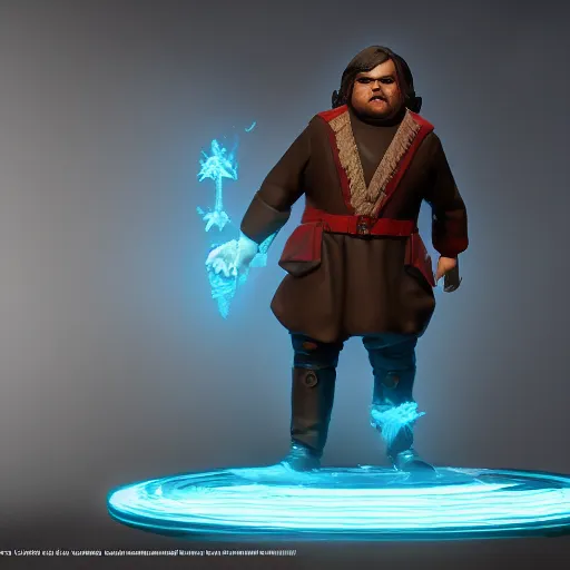 Image similar to jack black action figure, well lit 3 d render, unreal engine, octane, 4 k, trending on artstation