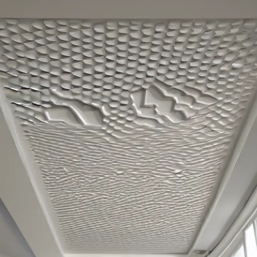 Image similar to a 3d printed ceiling