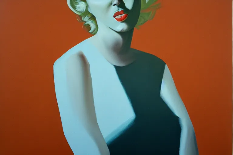 Image similar to portrait of merlyn monroe artwork by tim eitel