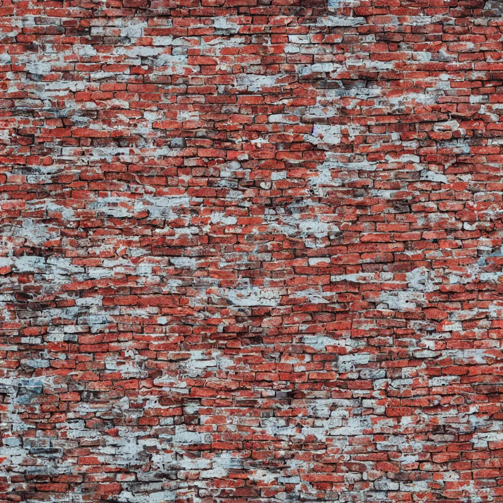 Prompt: graffiti painted brick texture