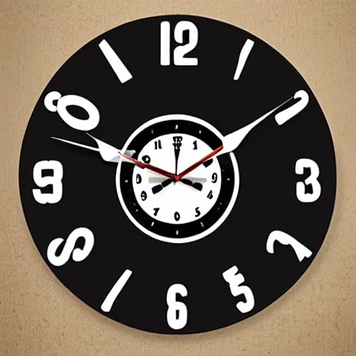 Image similar to a wall clock design by Bill waterson