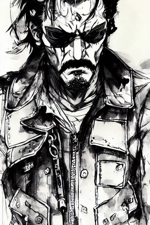 Prompt: punished luigi concept art by yoji shinkawa, felt tip pen, character study, ink, illustration, sharp focus