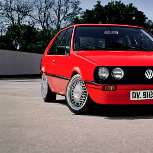 Image similar to Volkswagen Golf, made by Enzo Ferrari