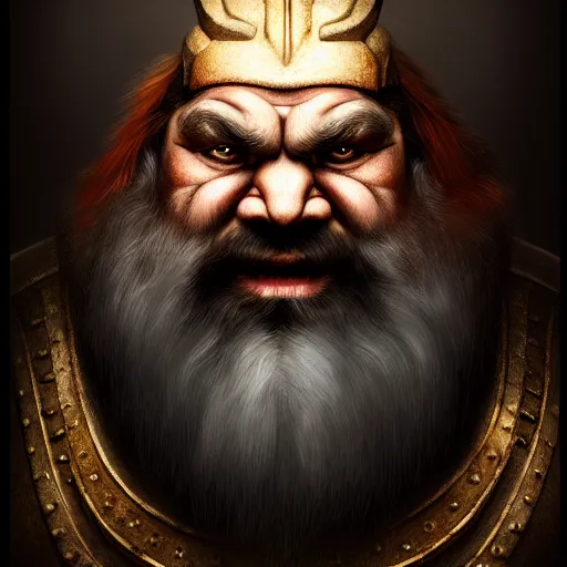 Prompt: portrait painting of a dwarven berserker, sharp focus, award - winning, trending on artstation, masterpiece, highly detailed, intricate. art by irving penn