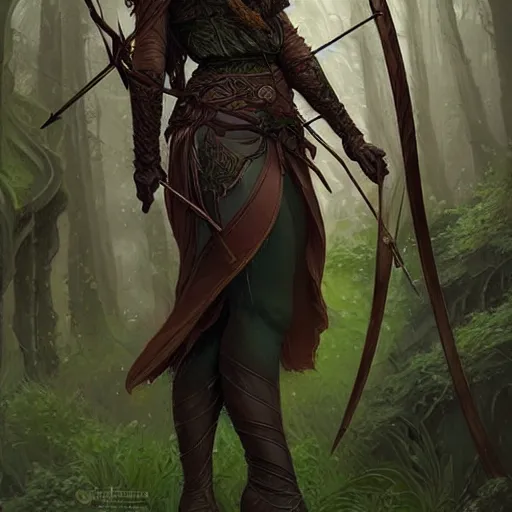 Prompt: beautiful natural cottagecore archer elf hooded longbow verdant lush raven crow, intricate, elegant, highly detailed, digital painting, artstation, concept art, smooth, sharp focus, illustration, art by artgerm and greg rutkowski and alphonse mucha and loish and wlop