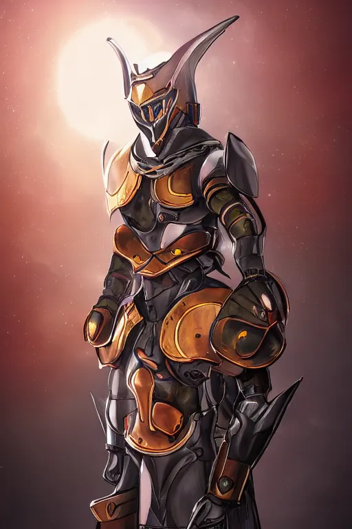 Image similar to helmet armor guardian destiny in witch queen illumination ray tracing hdr fanart arstation by sung choi robot ninja mask and eric pfeiffer and gabriel garza and casper konefal