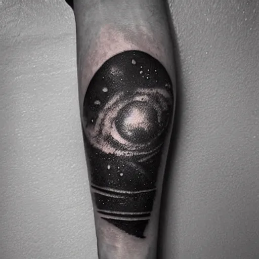 Space Run Tattoo art