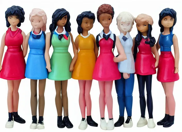 Image similar to Image on the store website, eBay, Full body, 80mm resin figure of Traditional women\'s school students in Vacation Outfits