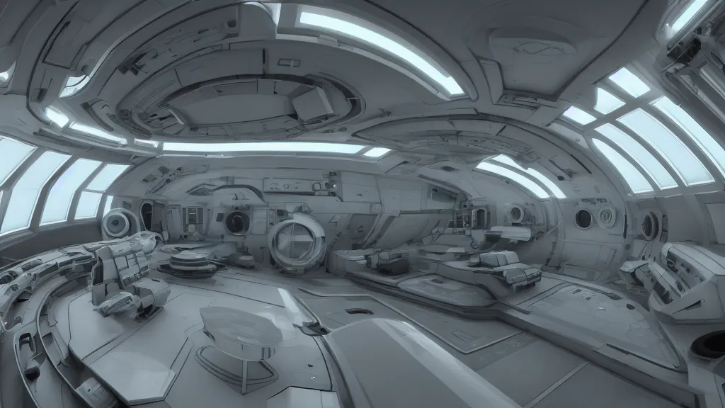 Image similar to an interior render of an ultra futuristic submarine, trending on artstation, photorealistic, octane render 8 k uhd