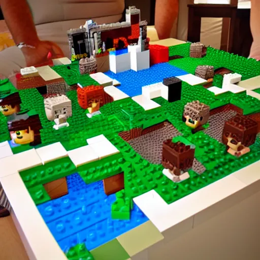 Minecraft custom lego