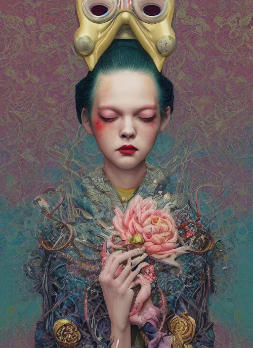 Image similar to princess :: by Martine Johanna and Simon Stålenhag and Chie Yoshii and Casey Weldon and wlop :: ornate, dynamic, particulate, rich colors, intricate, elegant, highly detailed, centered, artstation, smooth, sharp focus, octane render, 3d