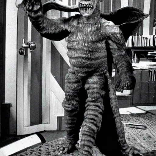 Prompt: monster from Doctor Who, 1970s