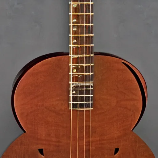 Image similar to guitar designed by frank lloyd wright