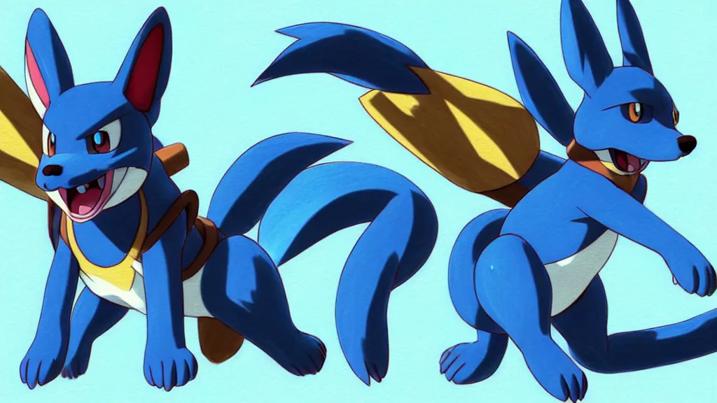 Lucario, anime, pokemon, HD wallpaper